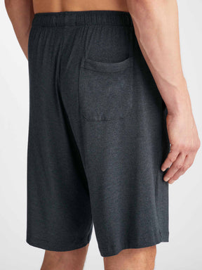 Men's Lounge Shorts Marlowe Micro Modal Stretch Anthracite