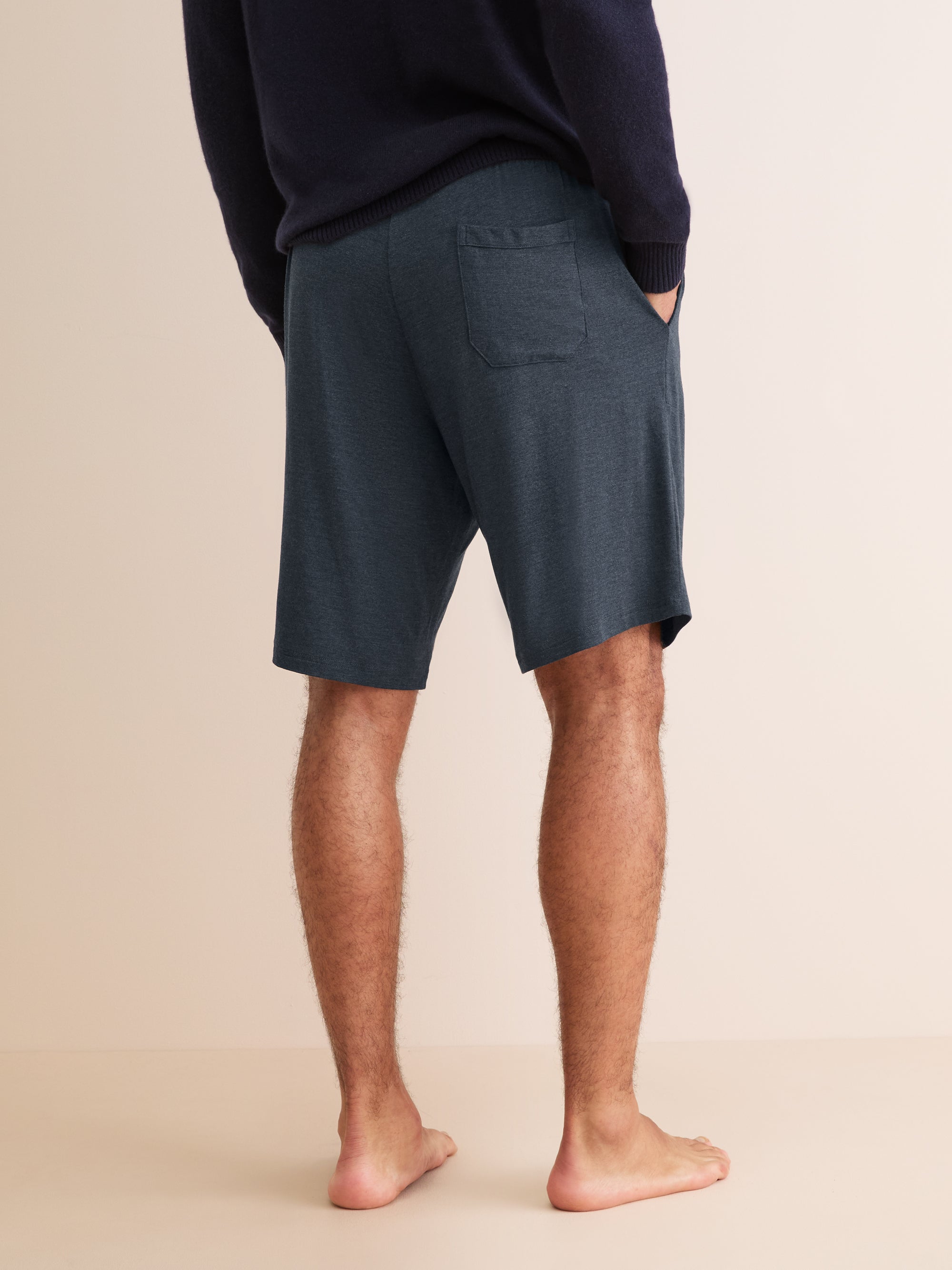 Men's Lounge Shorts Marlowe Micro Modal Stretch Anthracite