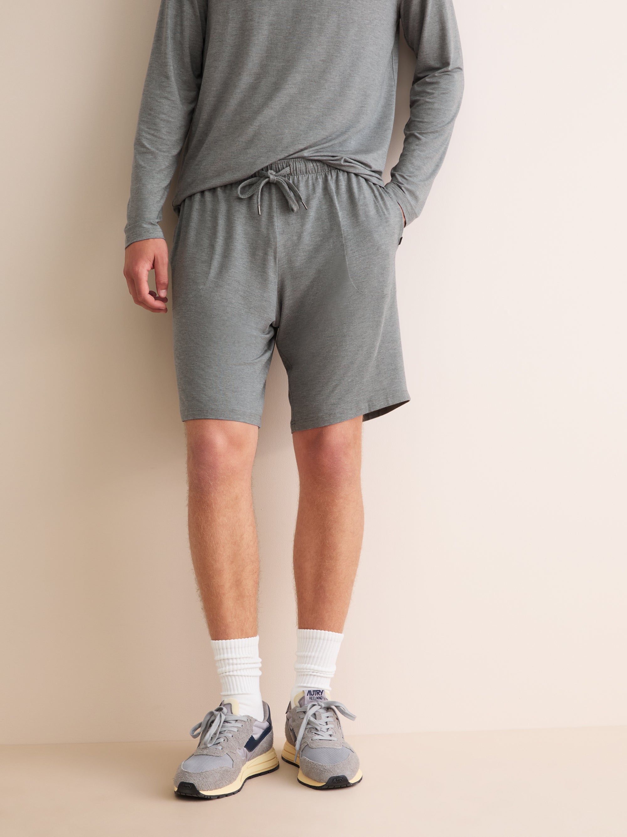 Men's Lounge Shorts Marlowe Micro Modal Stretch Charcoal