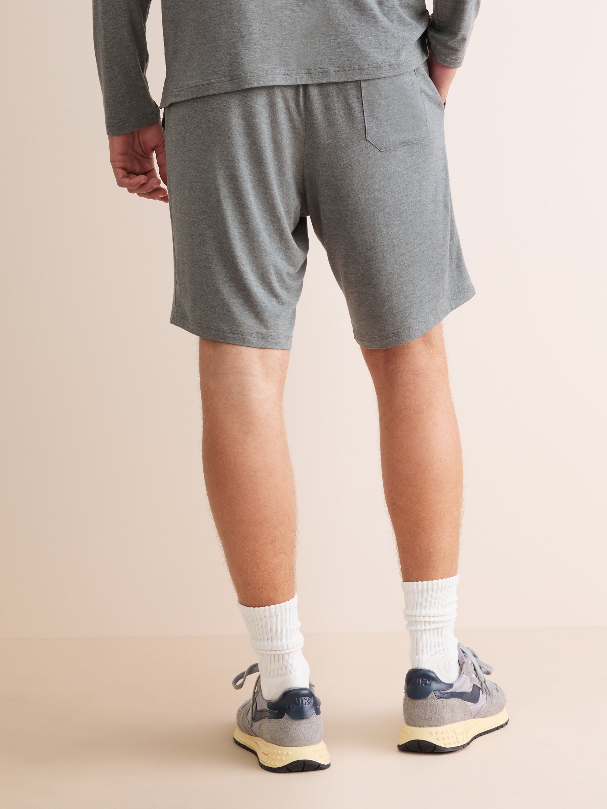 Men's Lounge Shorts Marlowe Micro Modal Stretch Charcoal