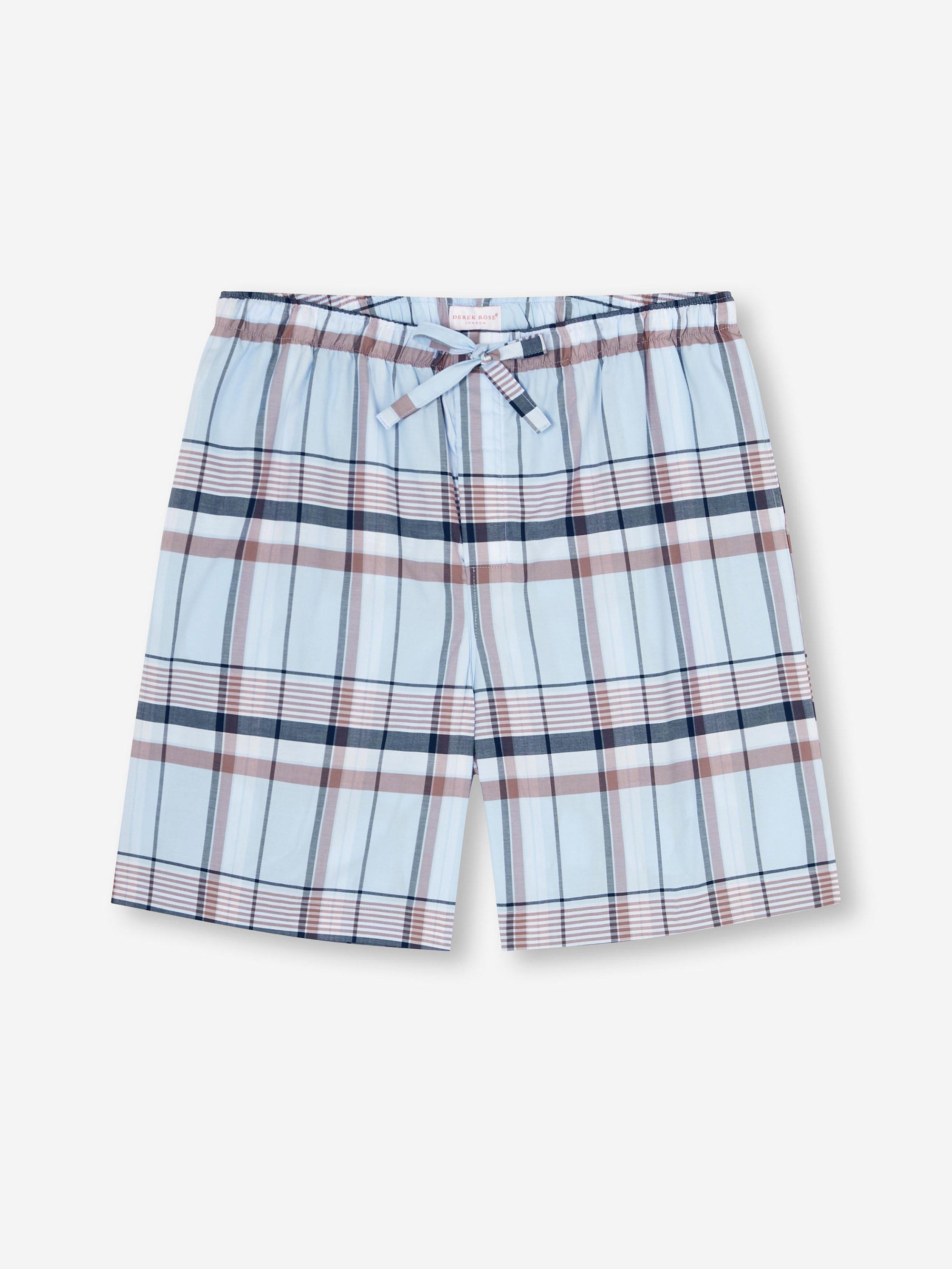 Men's Lounge Shorts Barker 38 Cotton Blue