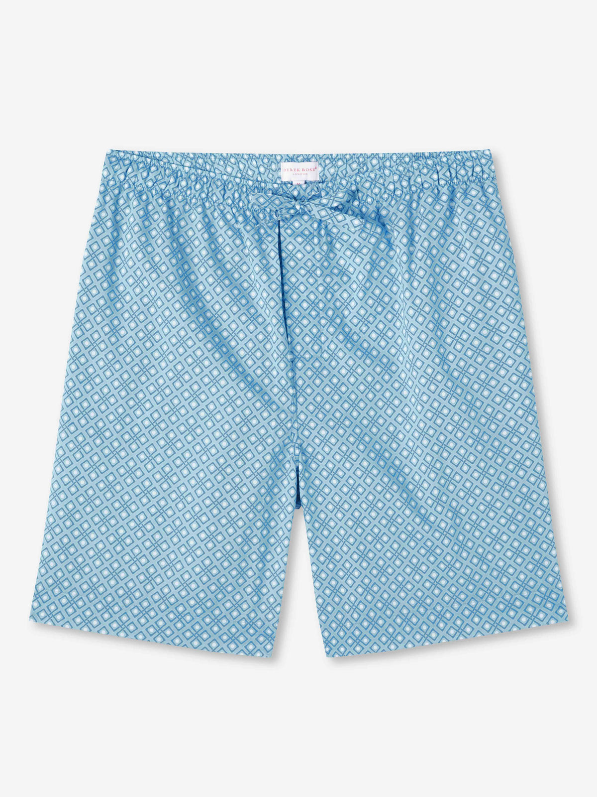 Men's Lounge Shorts Ledbury 56 Cotton Batiste Blue