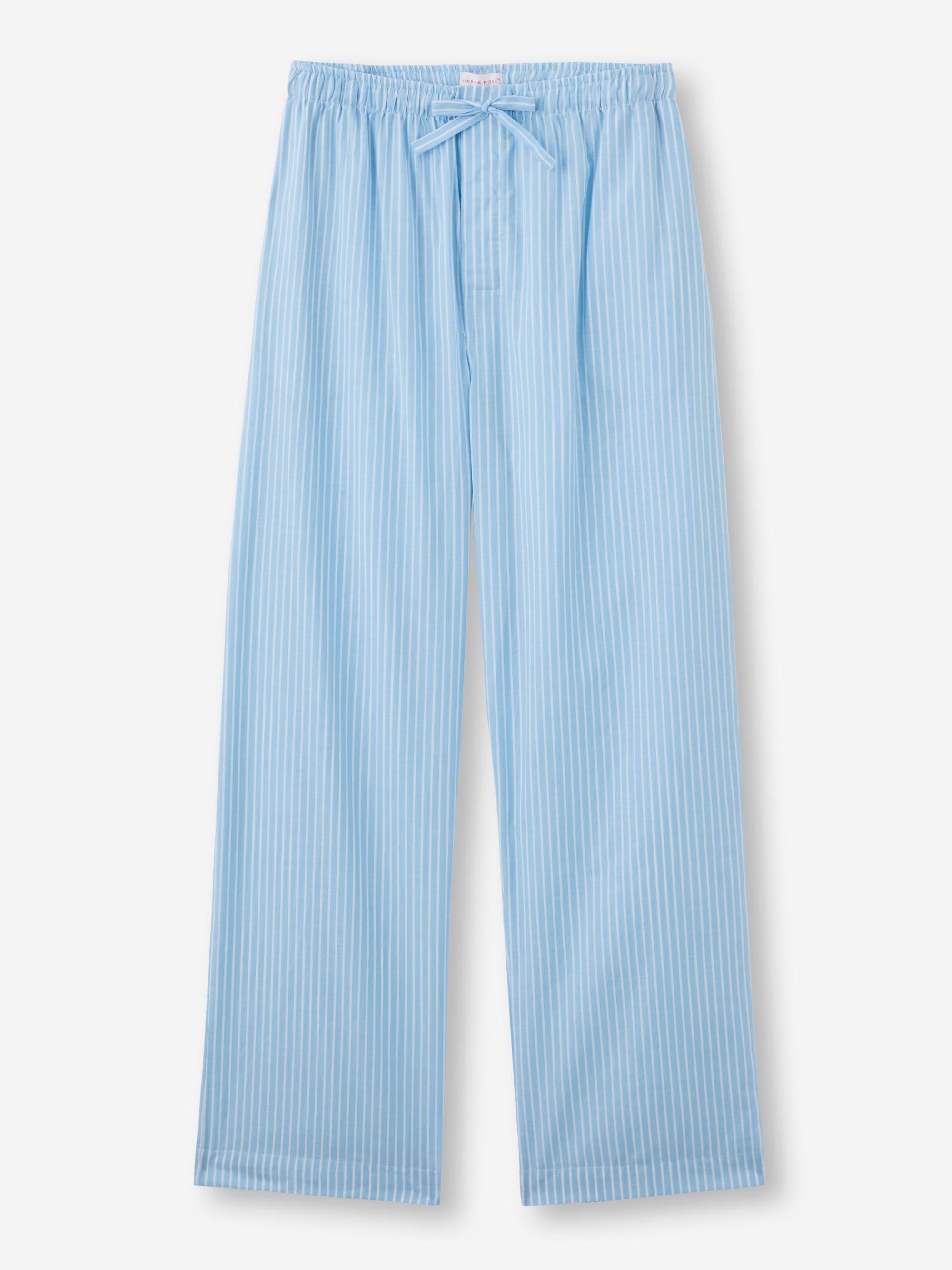 Men's Lounge Trousers Amalfi 21 Cotton Batiste Blue