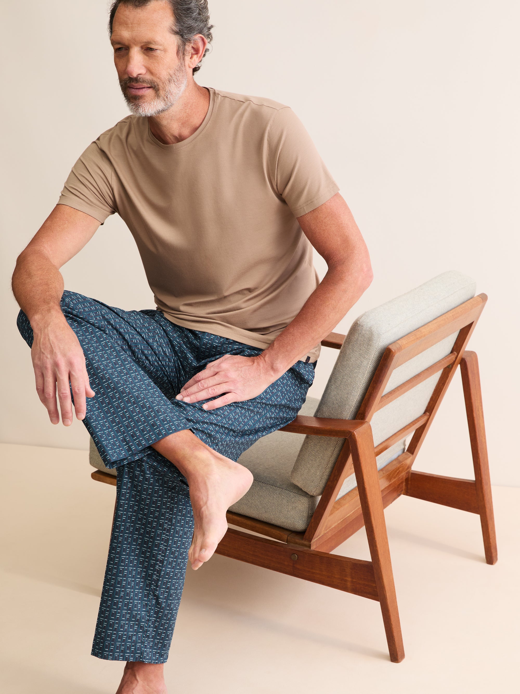 Men's Lounge Trousers DR Monogram Blue