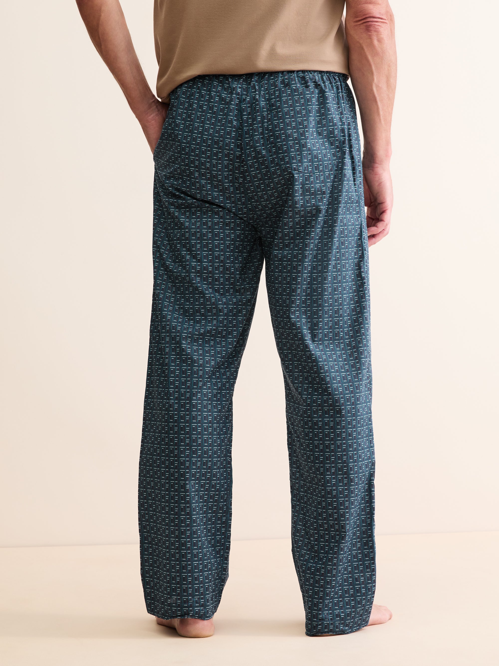 Men's Lounge Trousers DR Monogram Blue
