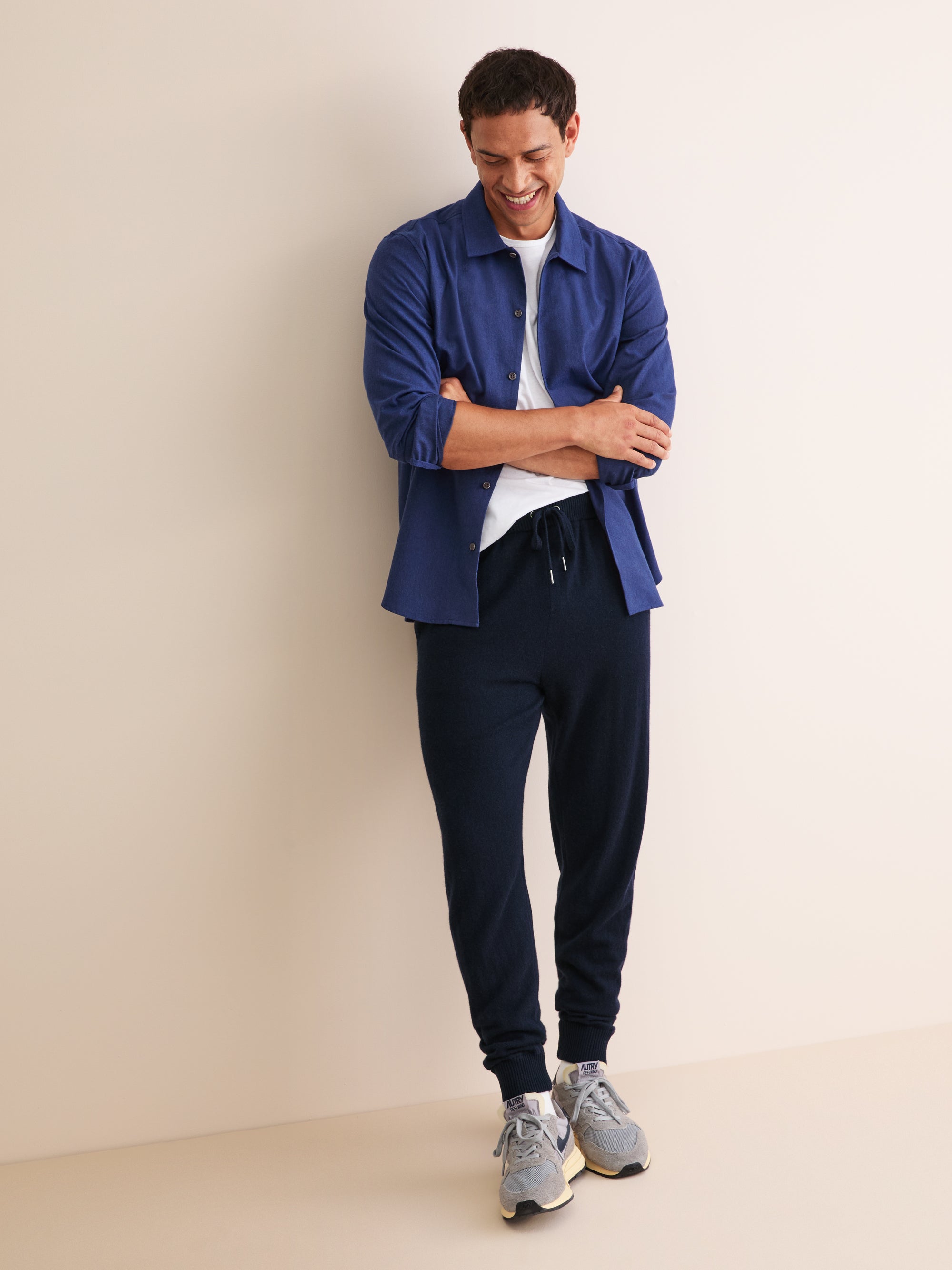 Men's Track Pants Finley Cashmere Navy
