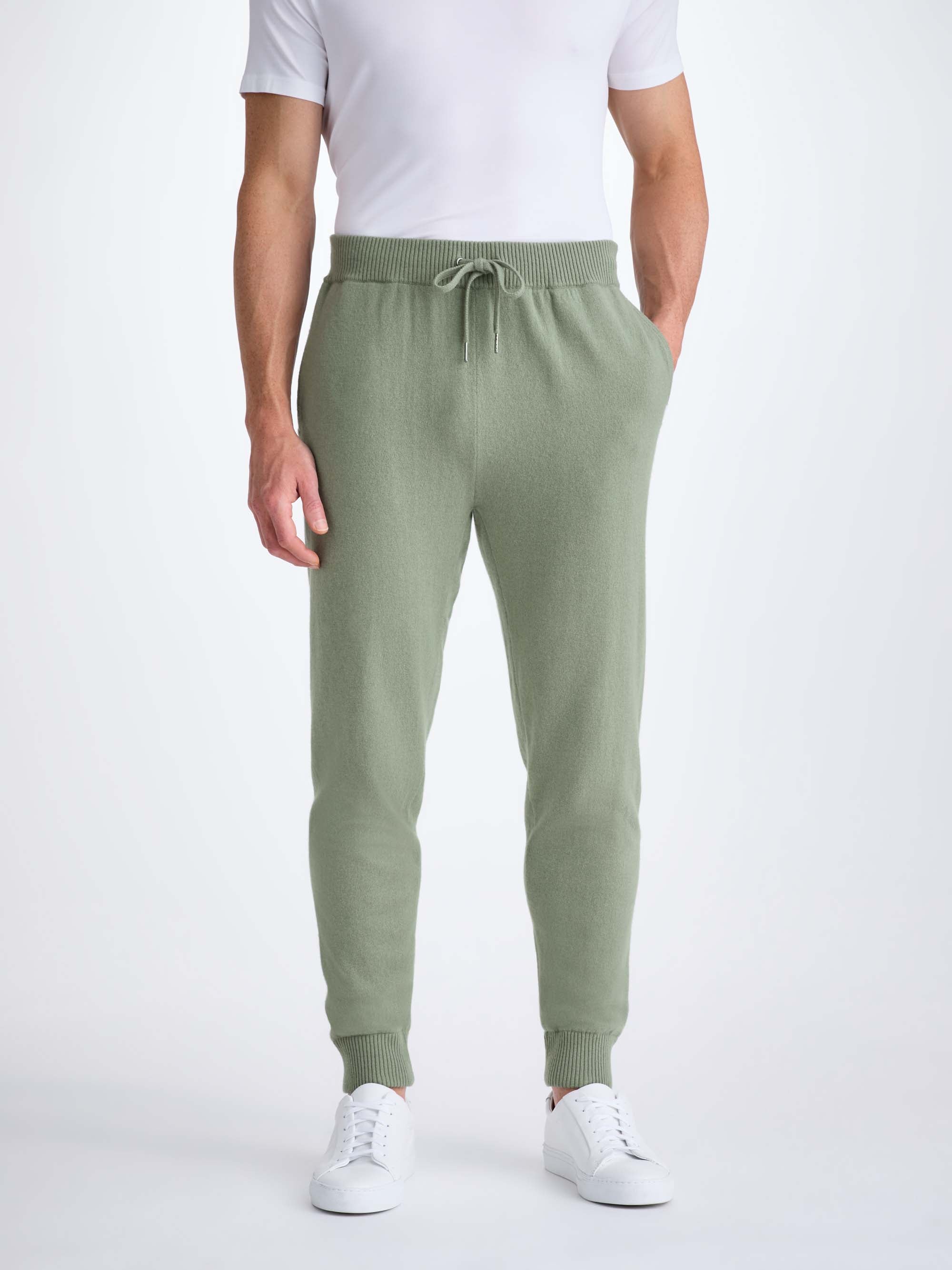 Men's Track Pants Finley Cashmere Sage Green