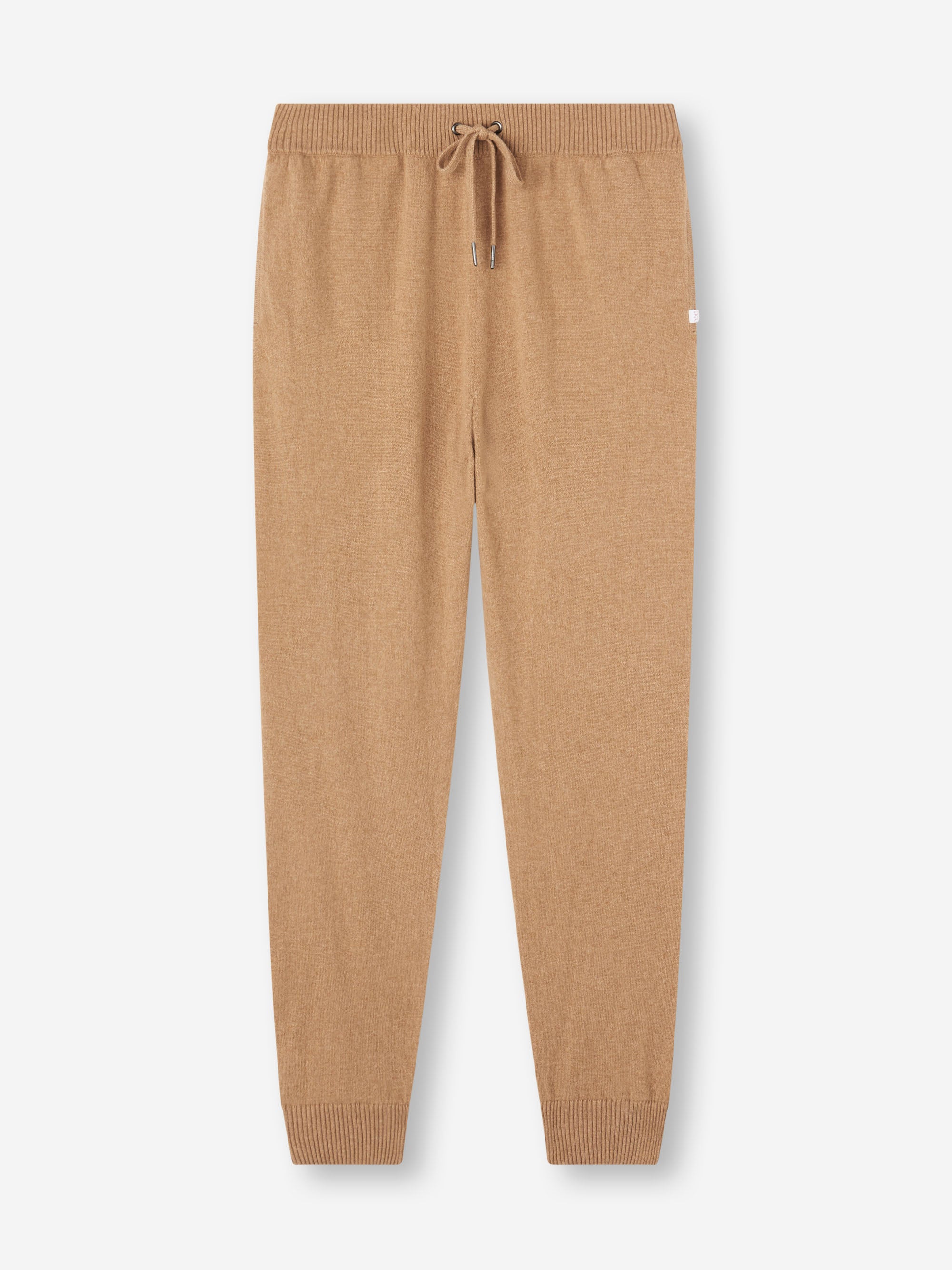 パンツ UNIVERSAL PRODUCTS 3 Camel Men's Cuffed Track Pants Finley Cashmere Camel | Derek Rose