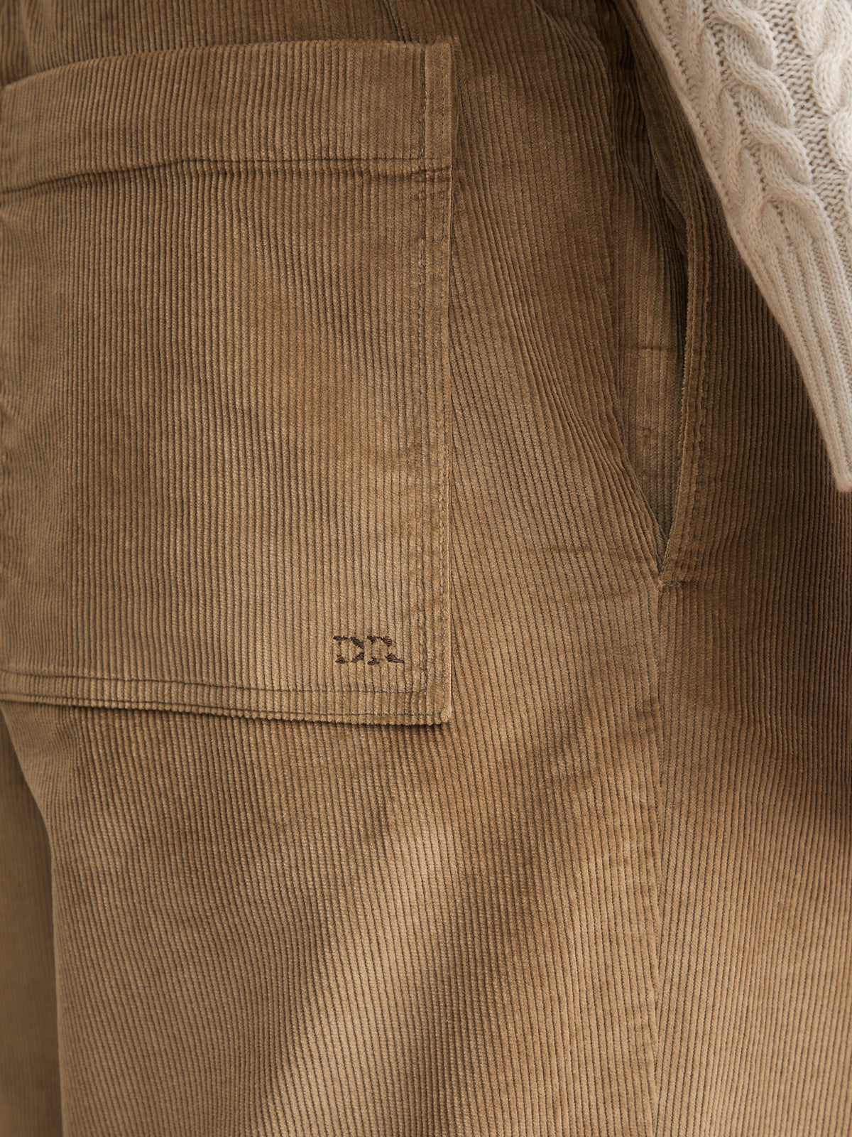 Claude Organic Cotton Corduroy Pants Camel