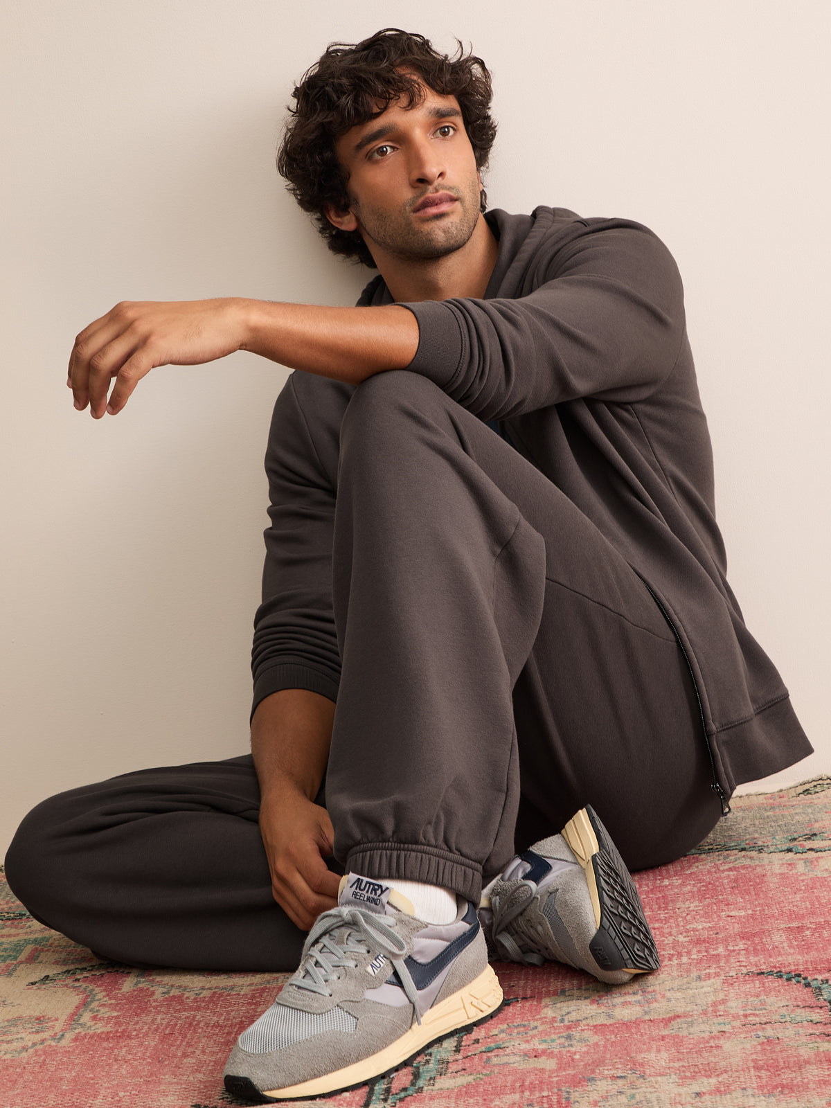 Harley Cotton Modal Oversized Sweatpants Espresso Brown