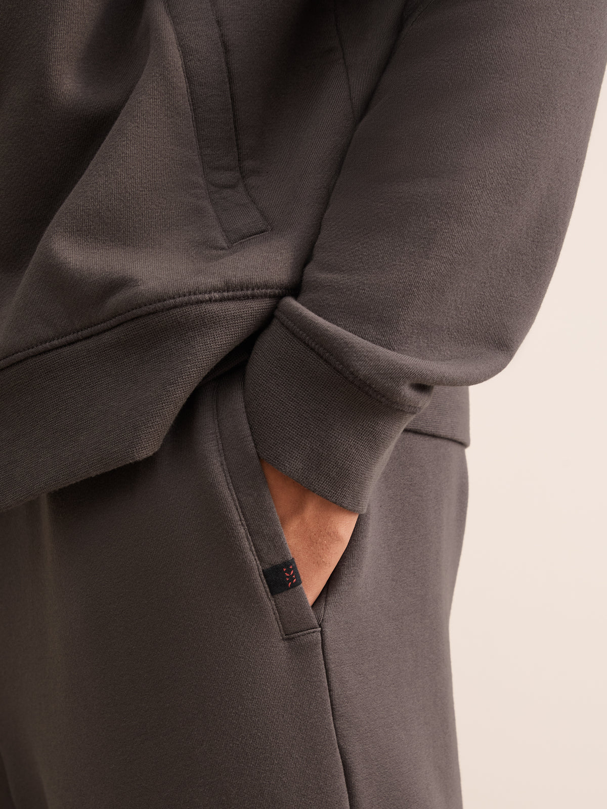 Harley Cotton Modal Oversized Sweatpants Espresso Brown