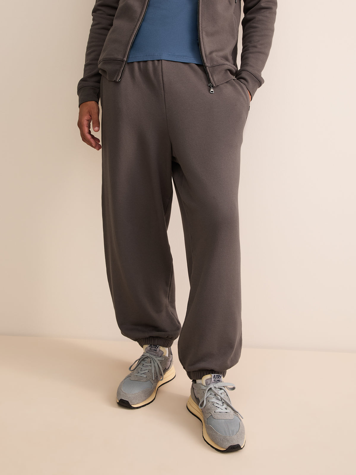 Harley Cotton Modal Oversized Sweatpants Espresso Brown