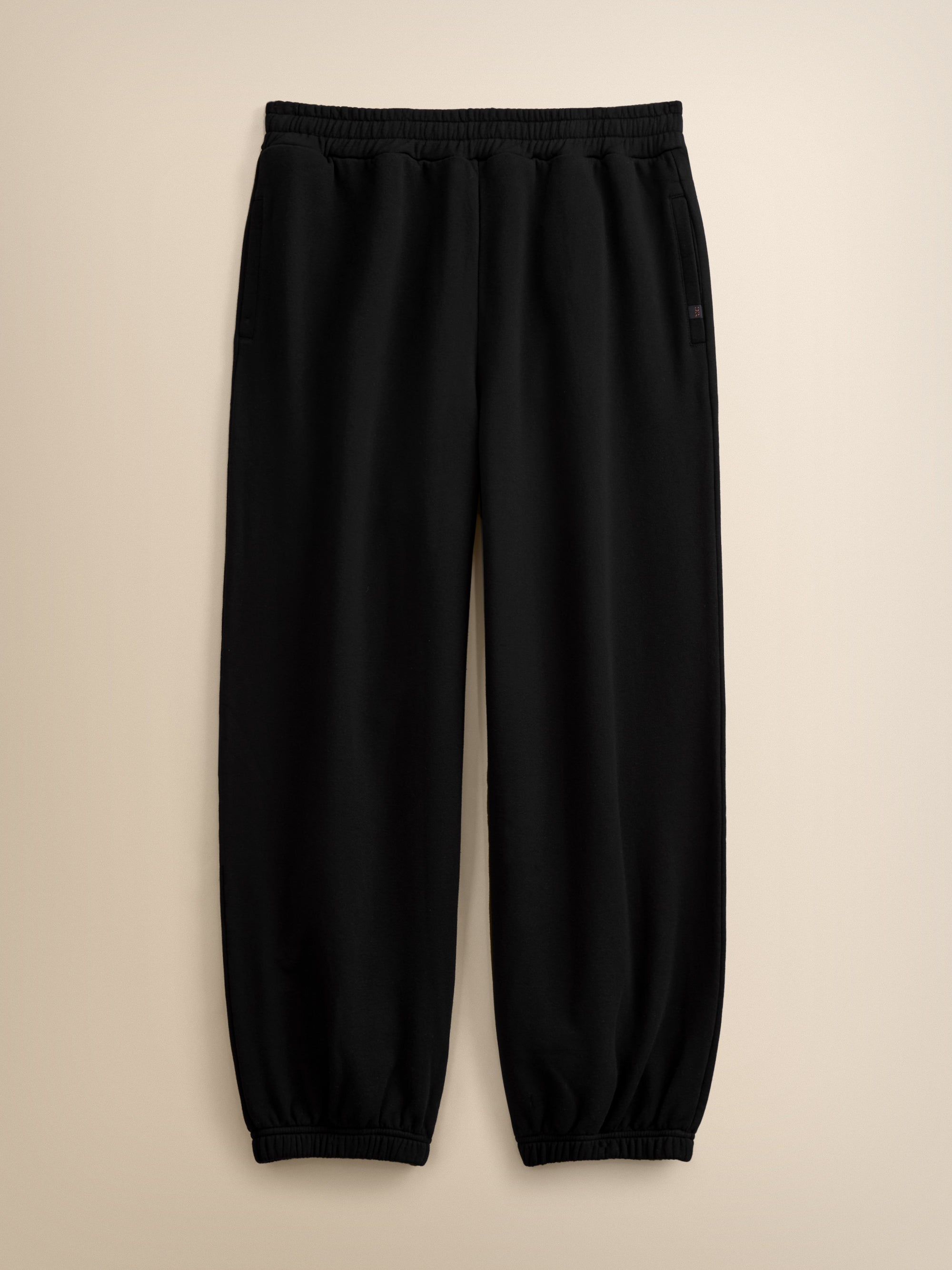 Harley Cotton Modal Wide Leg Sweatpants Black