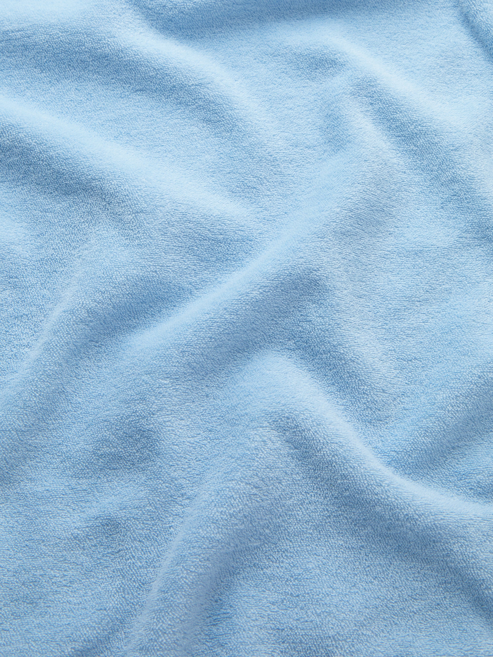 Men's Polo Shirt Teddy Cotton Towelling Light Blue