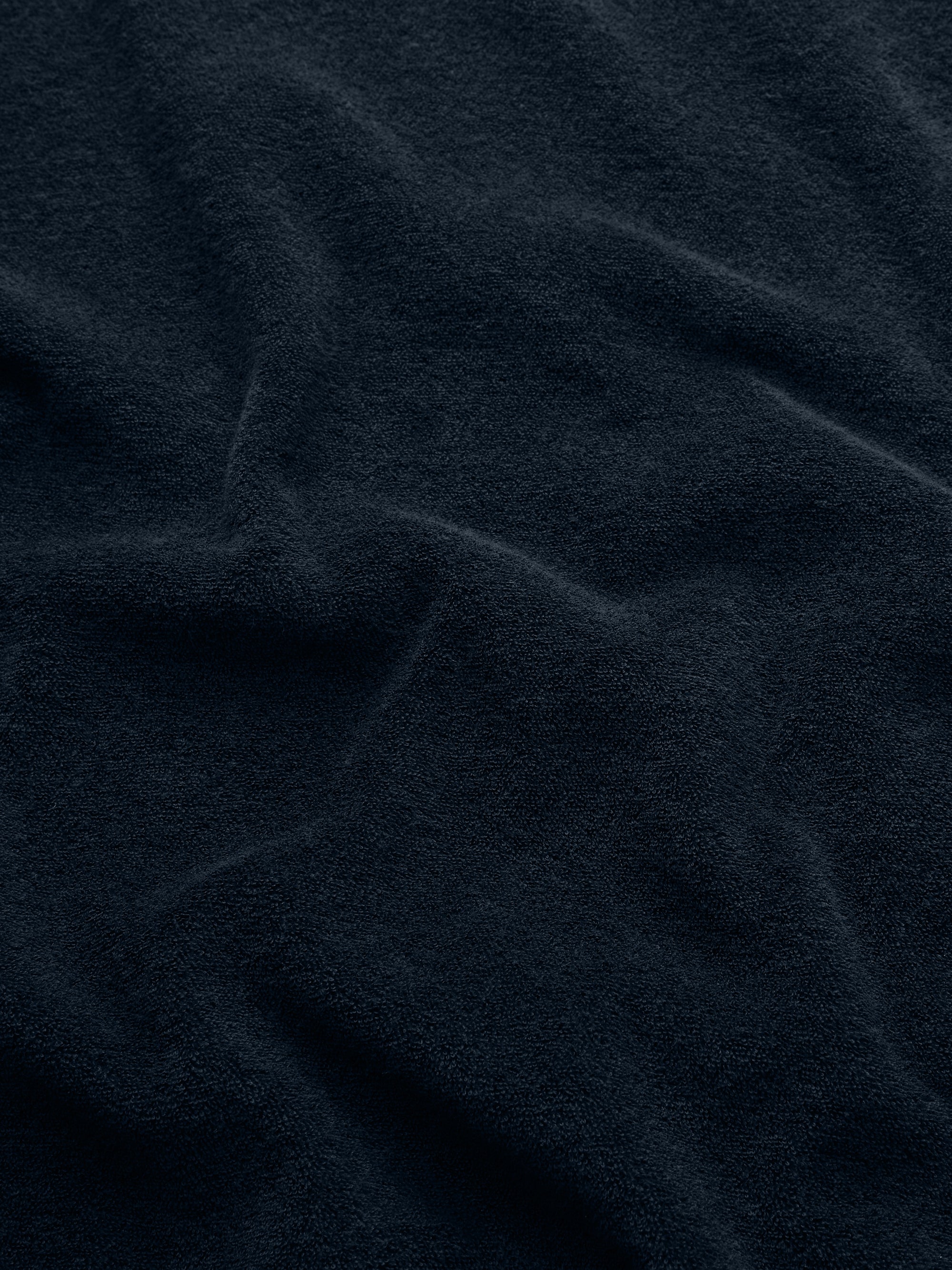 Men's Shorts Teddy Cotton Toweling Navy Blue