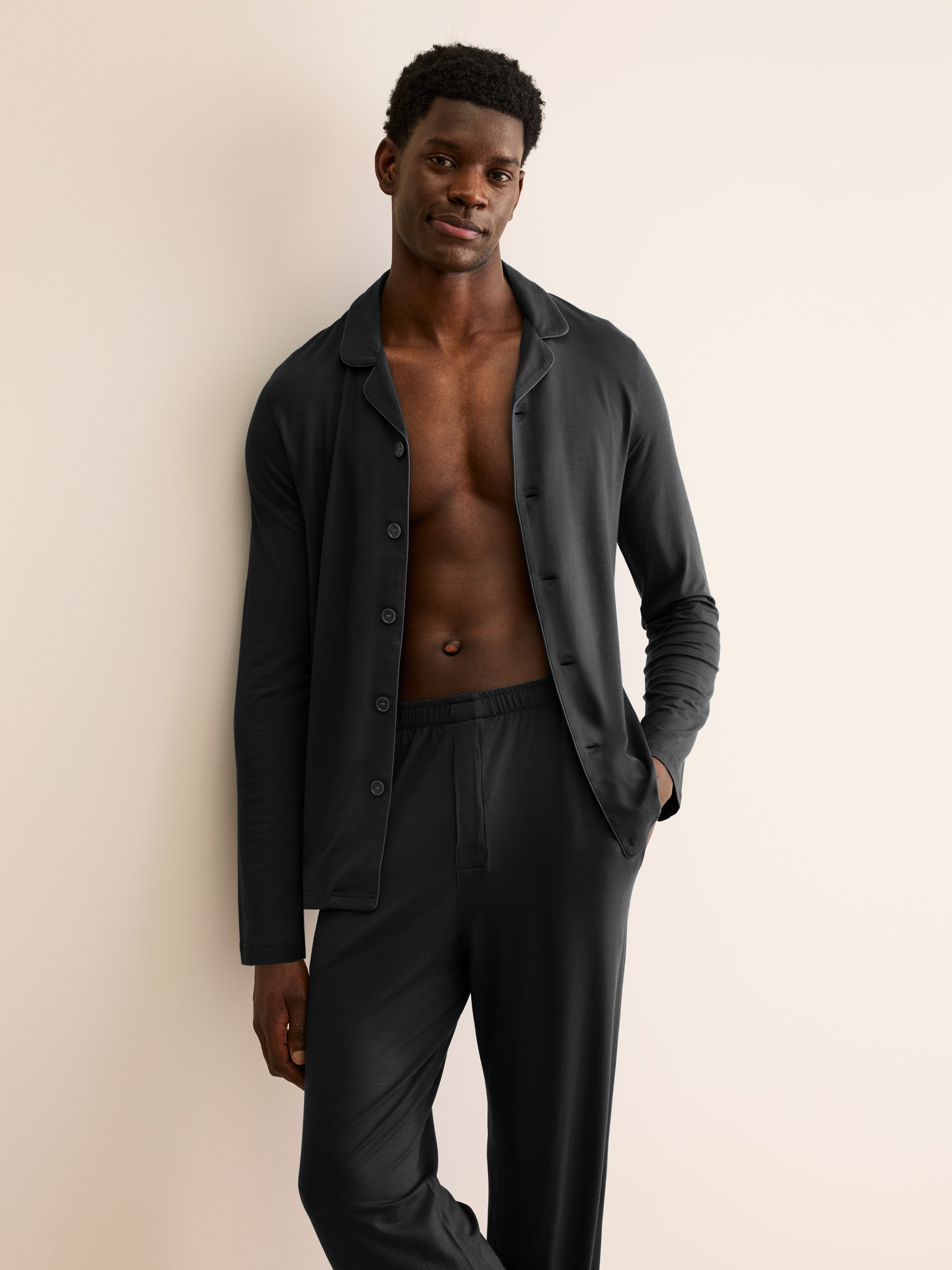 Men's Pyjamas Basel Micro Modal Stretch Black