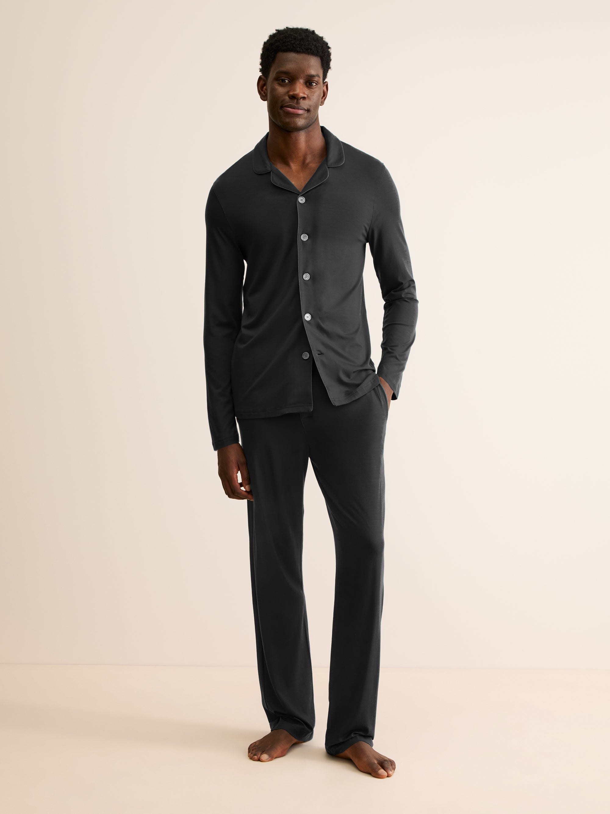 Men's Pyjamas Basel Micro Modal Stretch Black