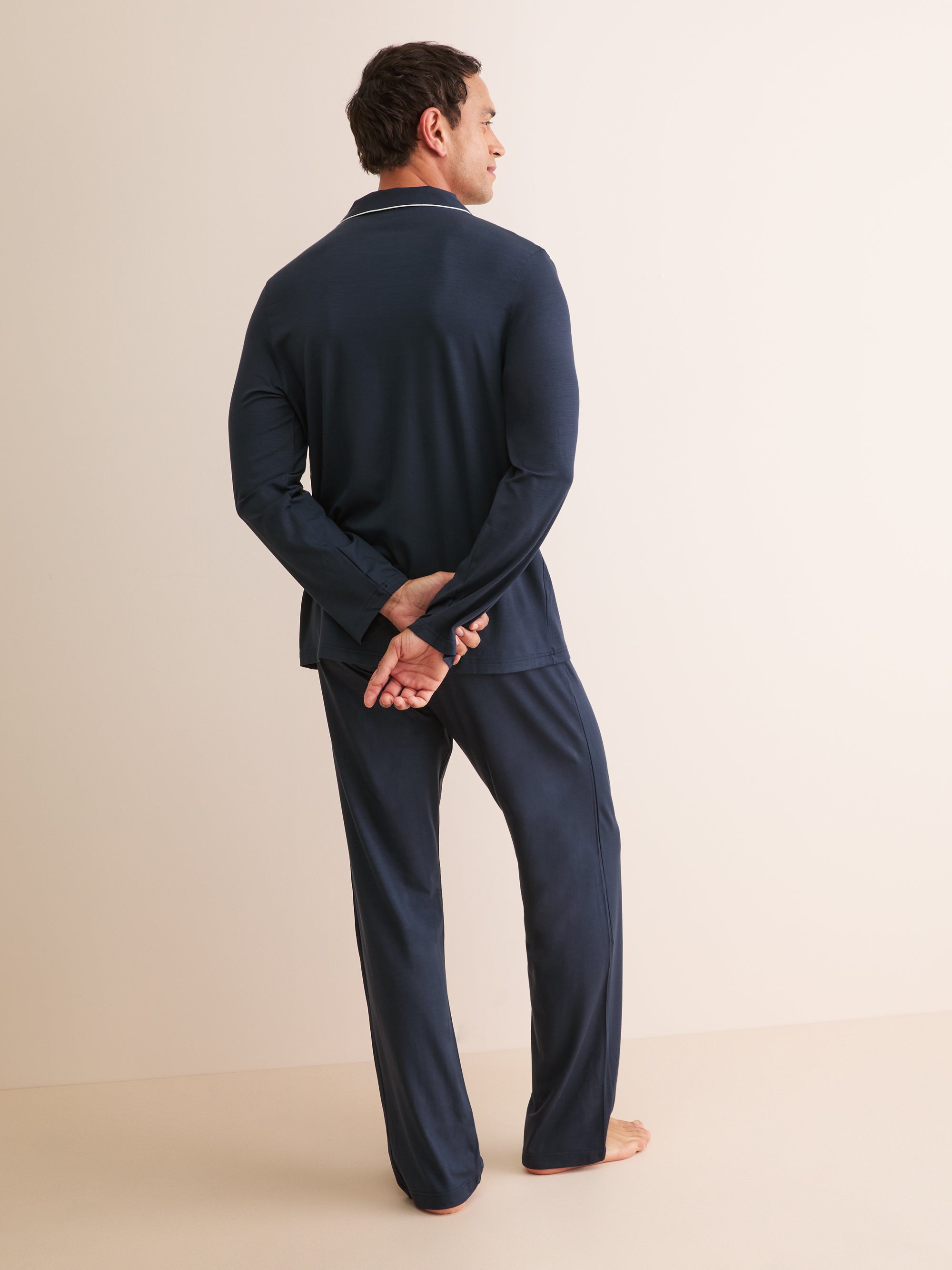 Men's Pyjamas Basel Micro Modal Stretch Navy