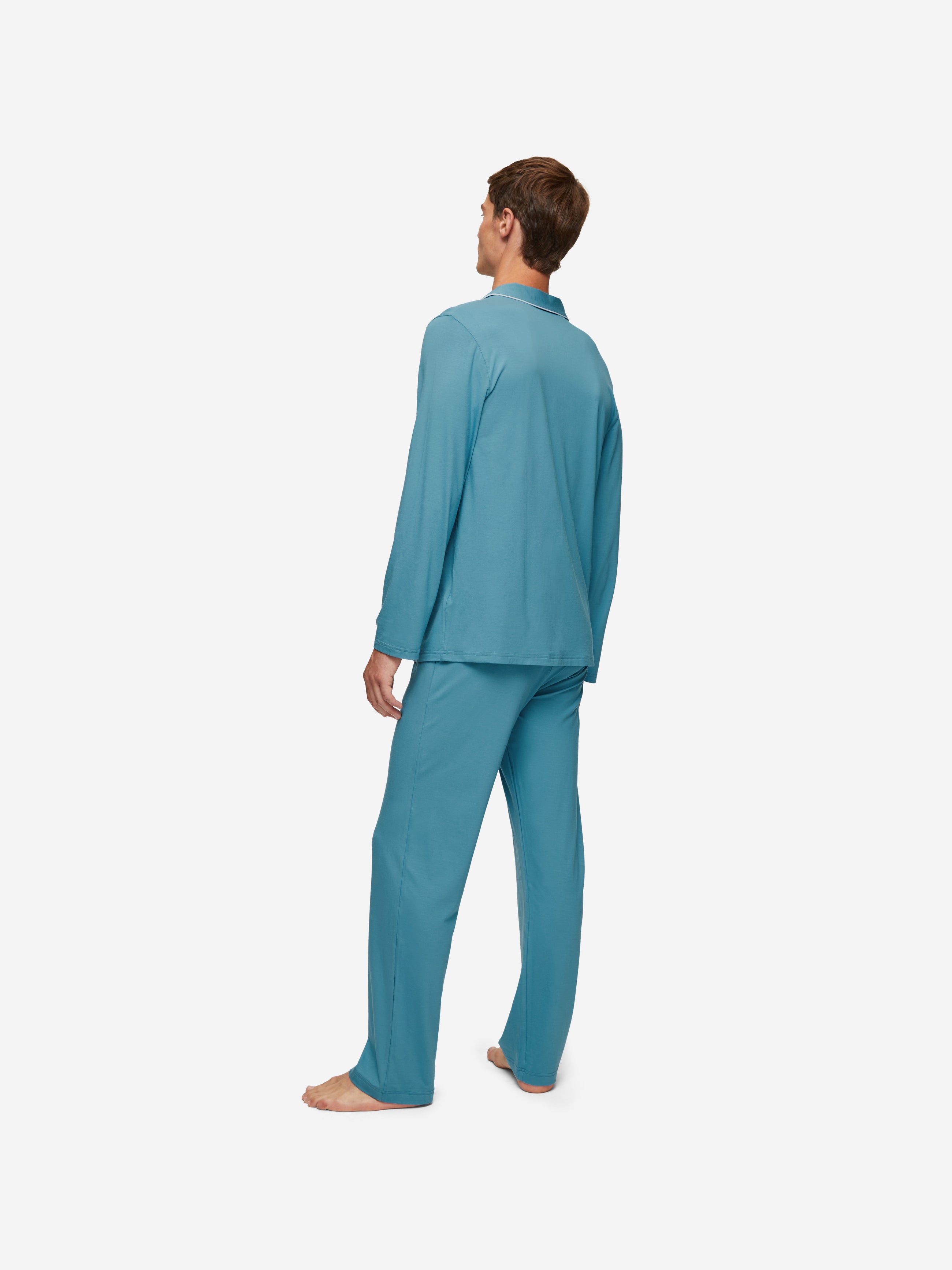 Men's Pyjamas Basel Micro Modal Stretch Harbour Blue