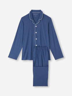 Men's Pyjamas Basel Micro Modal Stretch Sapphire