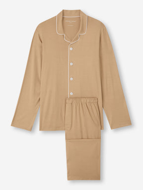 Men's Pyjamas Basel Micro Modal Stretch Camel