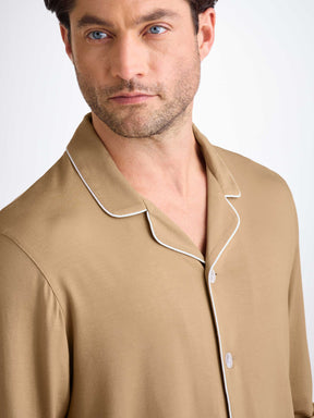 Men's Pyjamas Basel Micro Modal Stretch Camel