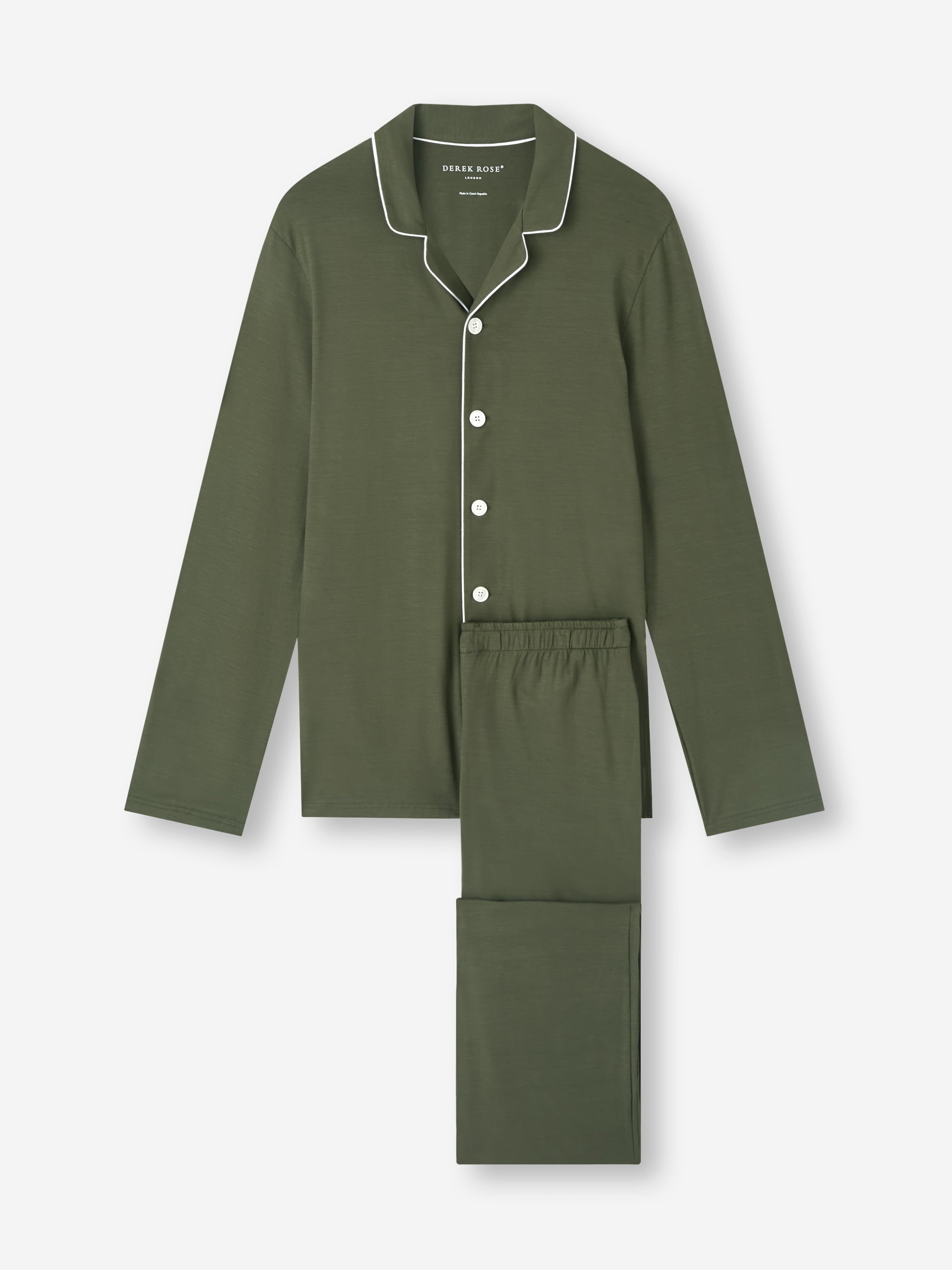 Men's Pajamas Basel Micro Modal Stretch Evergreen