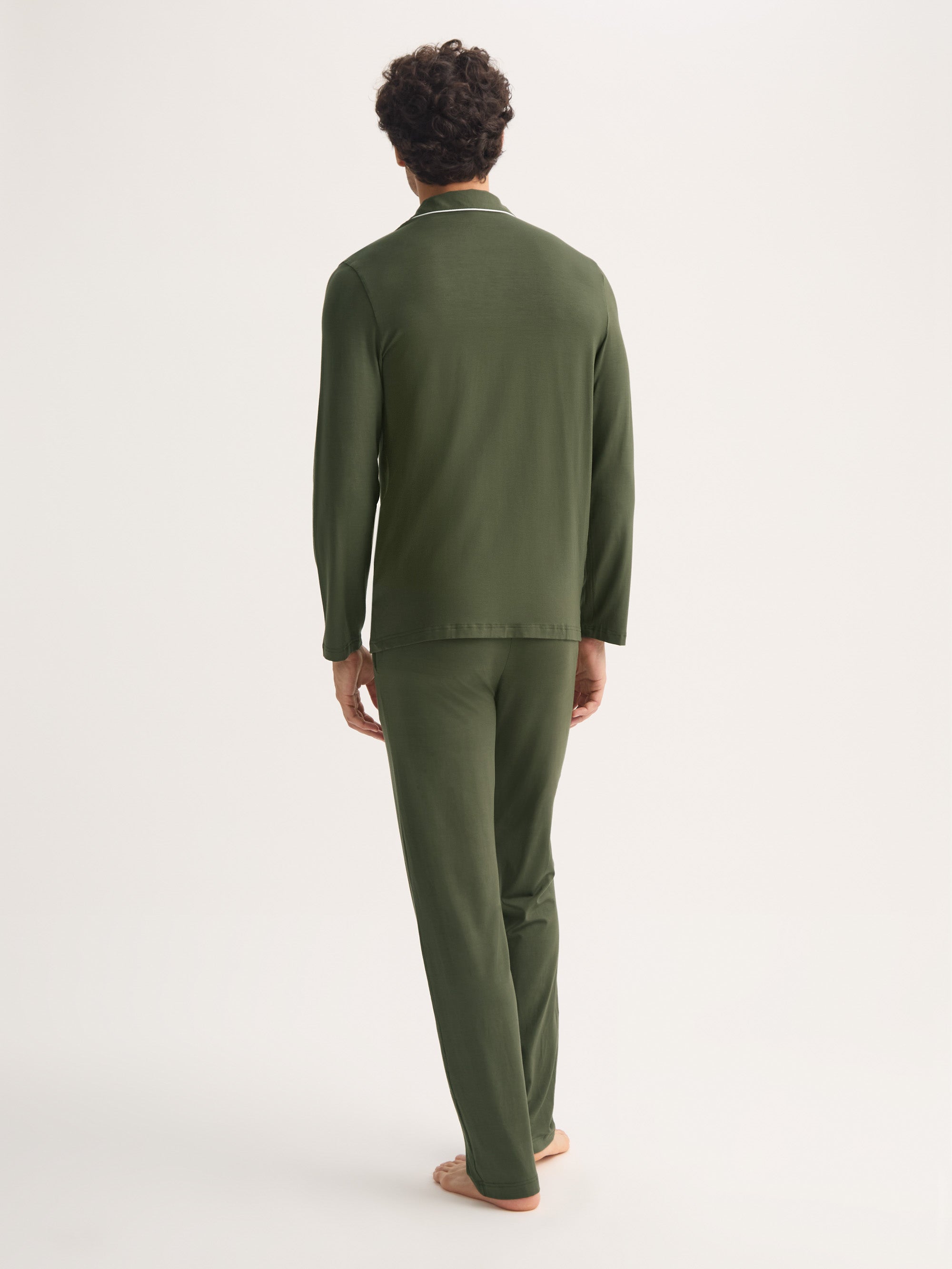 Men's Pajamas Basel Micro Modal Stretch Evergreen