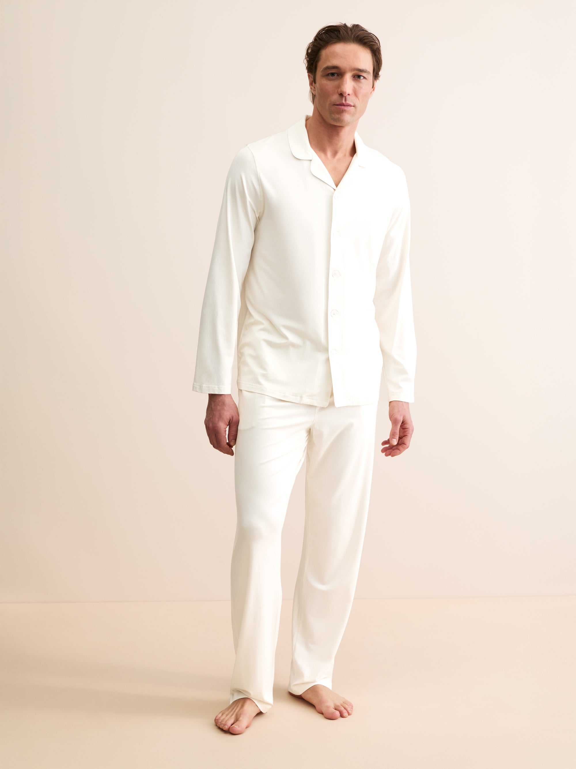 Men's Pyjamas Basel Micro Modal Stretch Vanilla