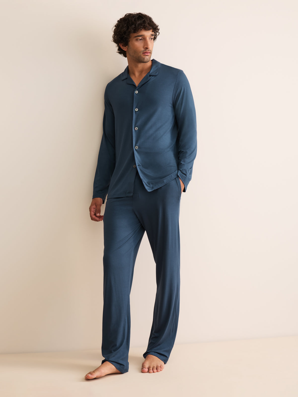 Basel Micro Modal Pyjamas Ocean Blue