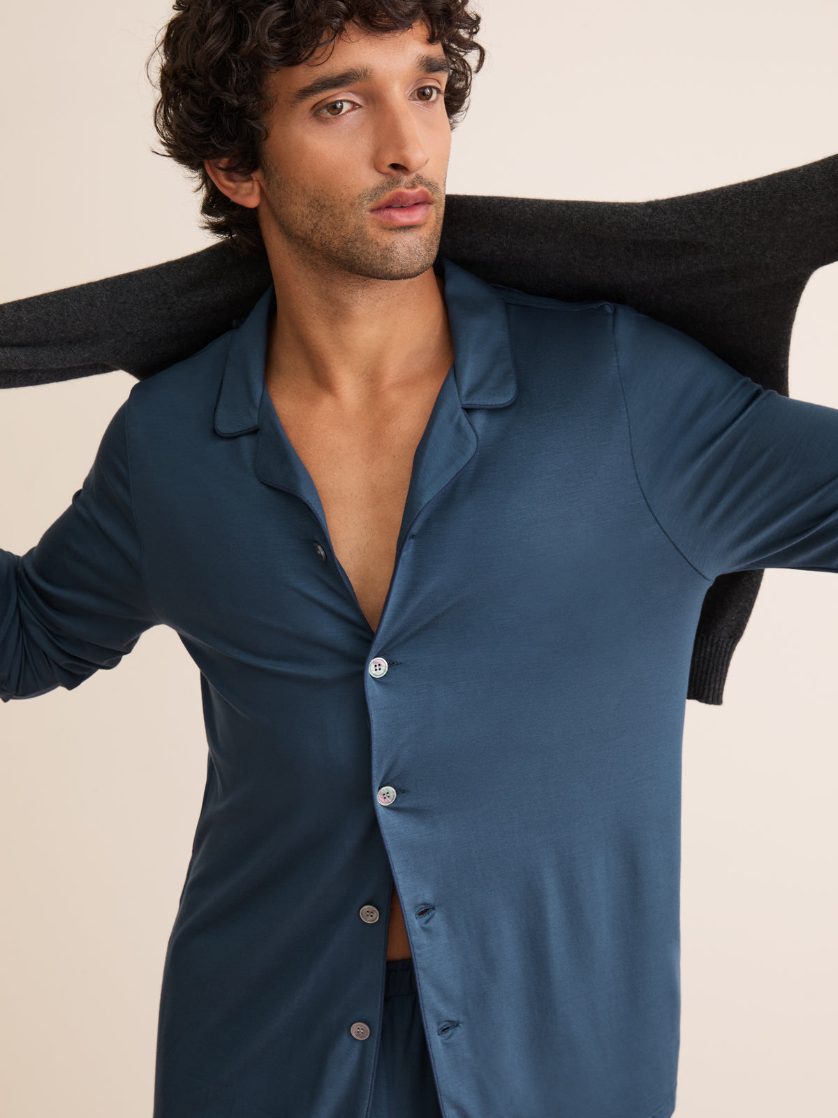 Basel Micro Modal Pyjamas Ocean Blue
