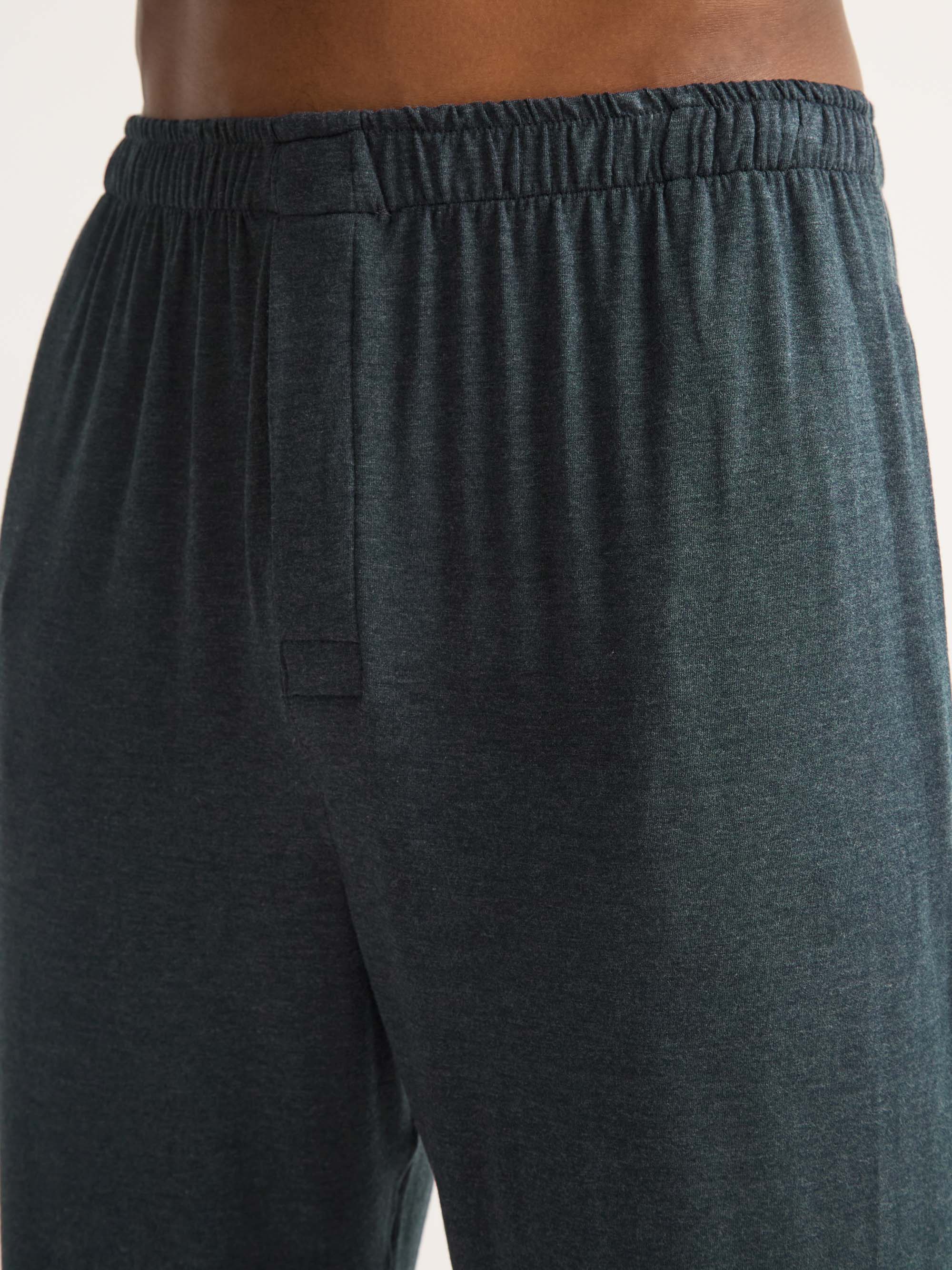 Men's Modern Fit Pajamas Marlowe Micro Modal Stretch Anthracite