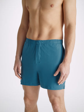 Men's Short Pyjamas Basel Micro Modal Stretch Ocean