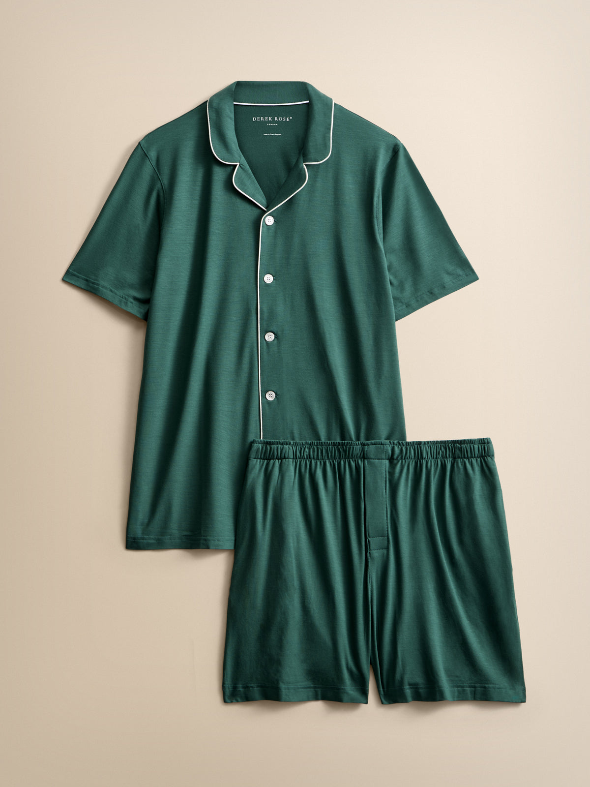 Basel Micro Modal Short Pyjamas Pine Green