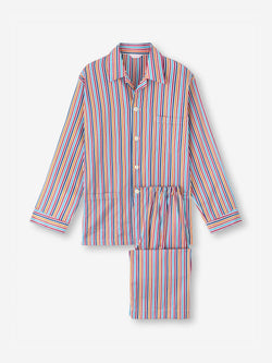 Men's Classic Fit Pyjamas Wellington 59 Cotton Multi
