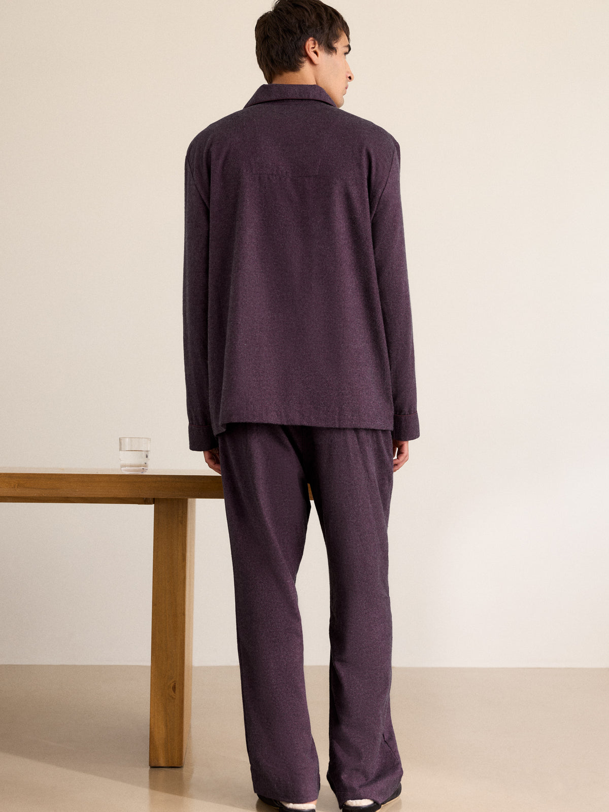 Arley Cotton Cashmere Pyjamas Burgundy