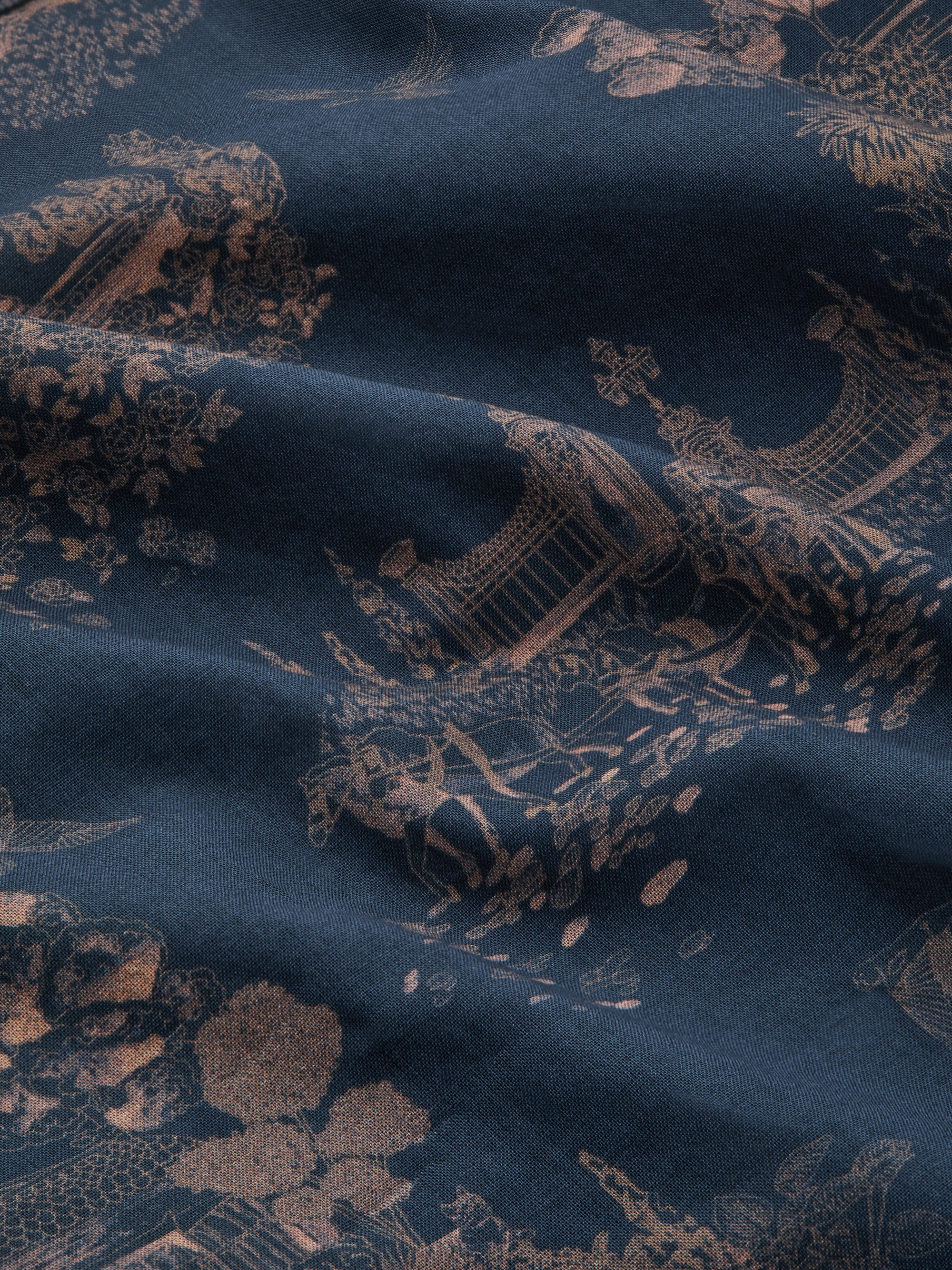 Men's Classic Fit Boxers London Toile Navy