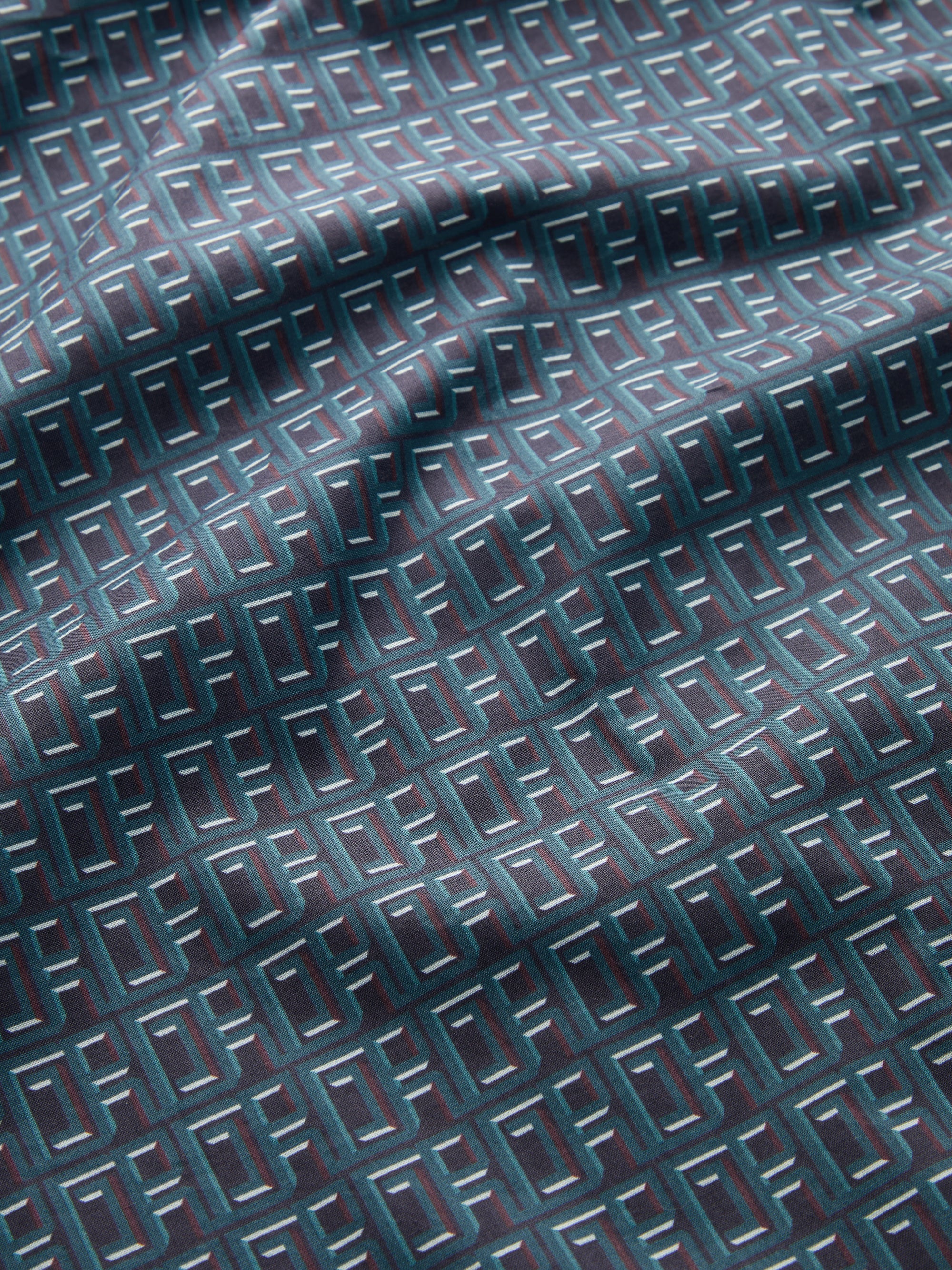 Men's Classic Fit Boxers DR Monogram Blue
