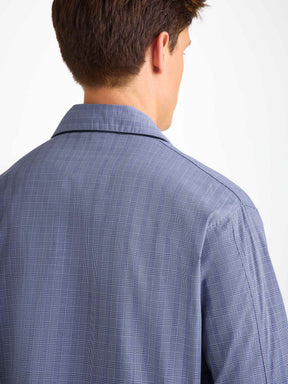 Men's Classic Fit Pajamas Felsted 3 Cotton Blue