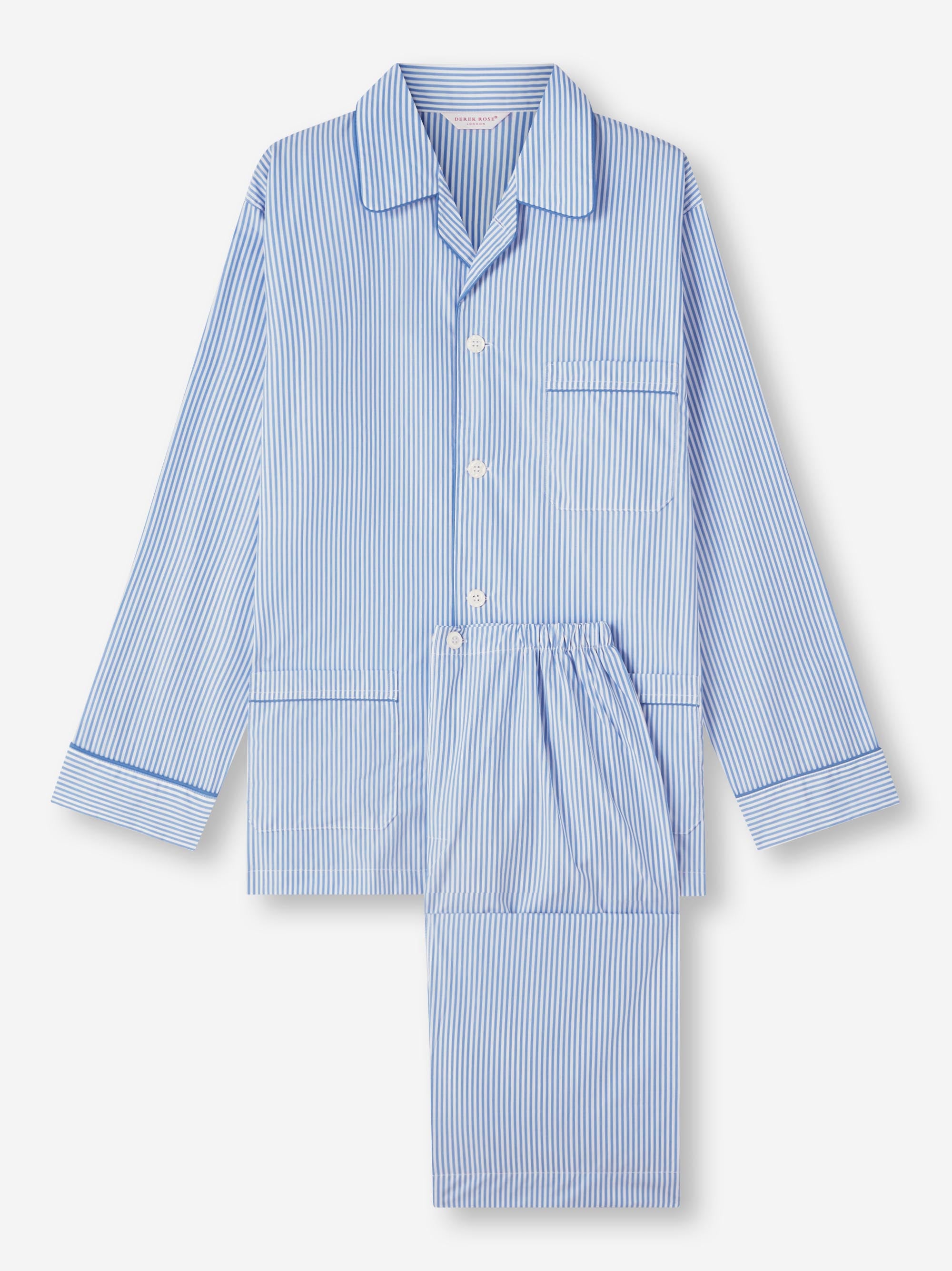 Men's Classic Fit Pyjamas James Cotton Blue