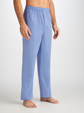 Men's Modern Fit Pyjamas Amalfi Cotton Batiste Blue
