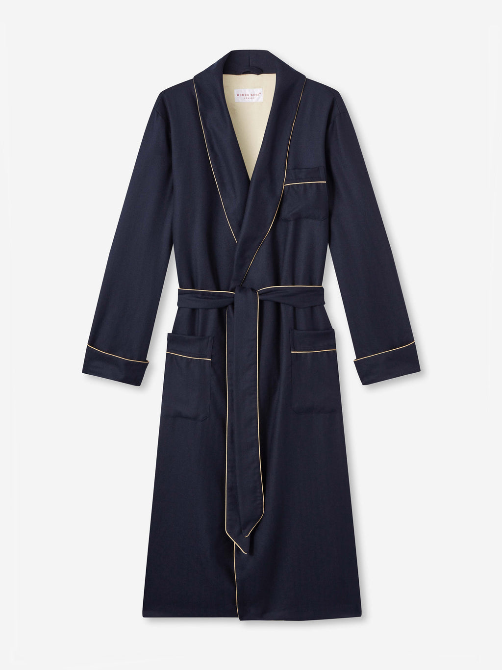 Towelling Dressing Jasper Conran Mens Dressing Gowns Buy Cream Navy Stripe  100% Cotton Towelling Dressing Gown From