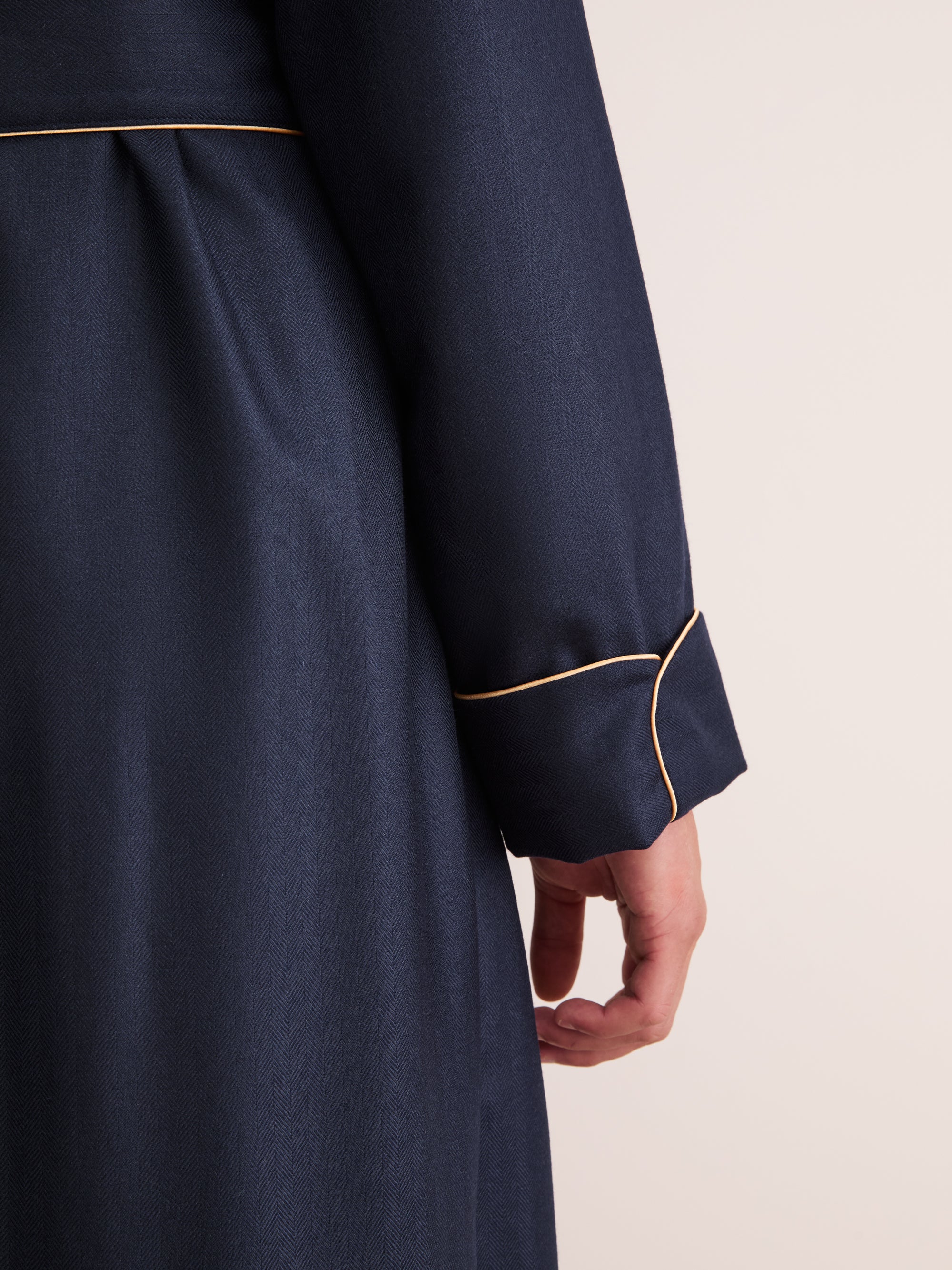 Men's Dressing Gown Duke Cashmere Navy