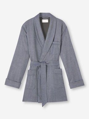 Men's Smoking Jacket Lincoln 11 Wool Navy