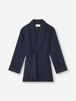 Men's Smoking Jacket Westminster 2 Wool Navy