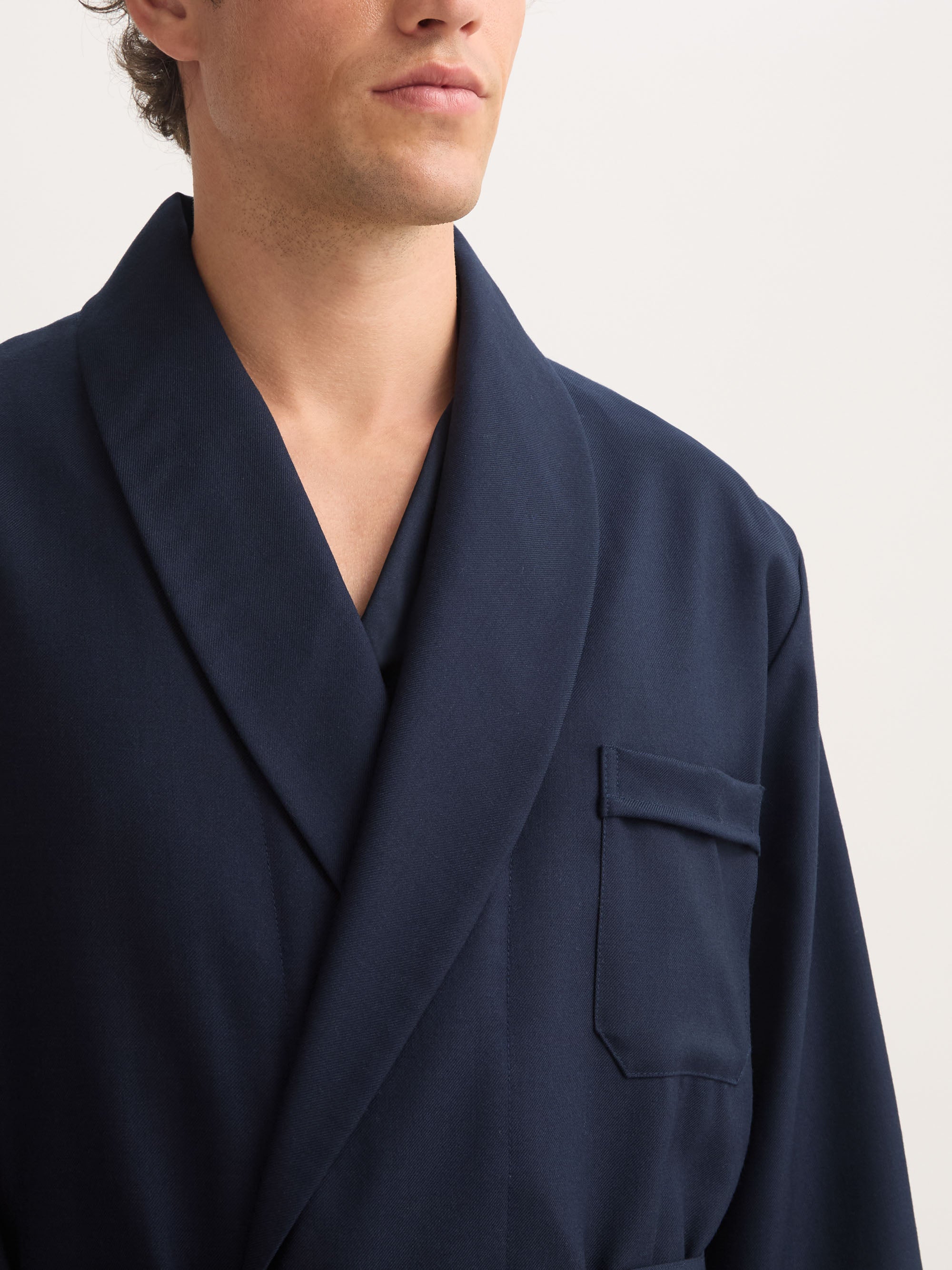 Men's Smoking Jacket Westminster 2 Wool Navy