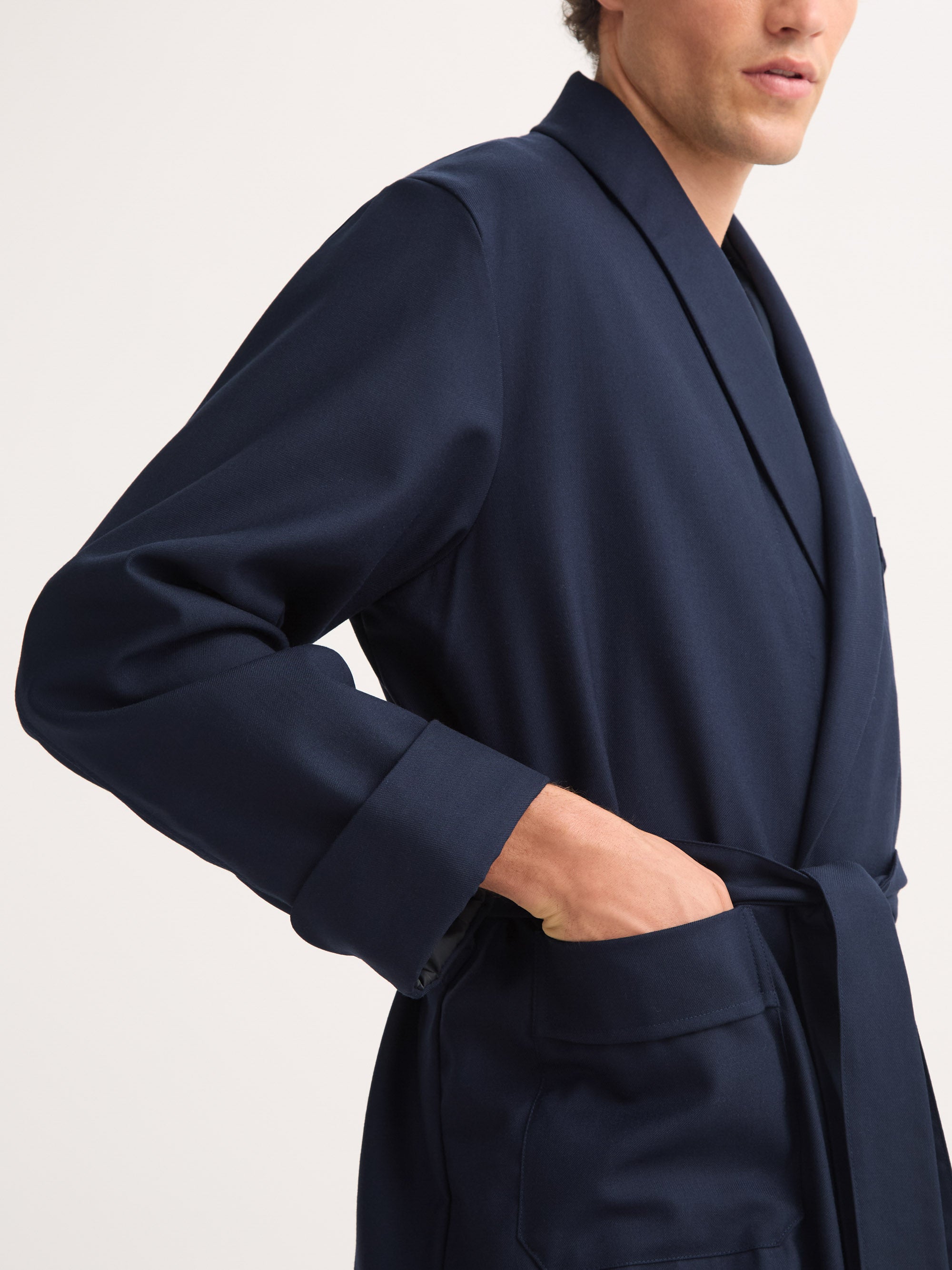Men's Smoking Jacket Westminster 2 Wool Navy