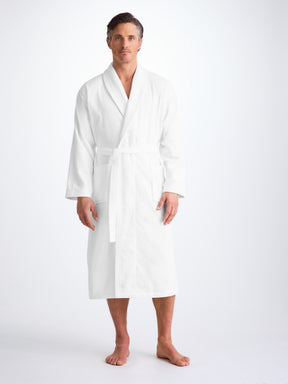 Men's Bathrobe Triton 10 Terry Cotton White 