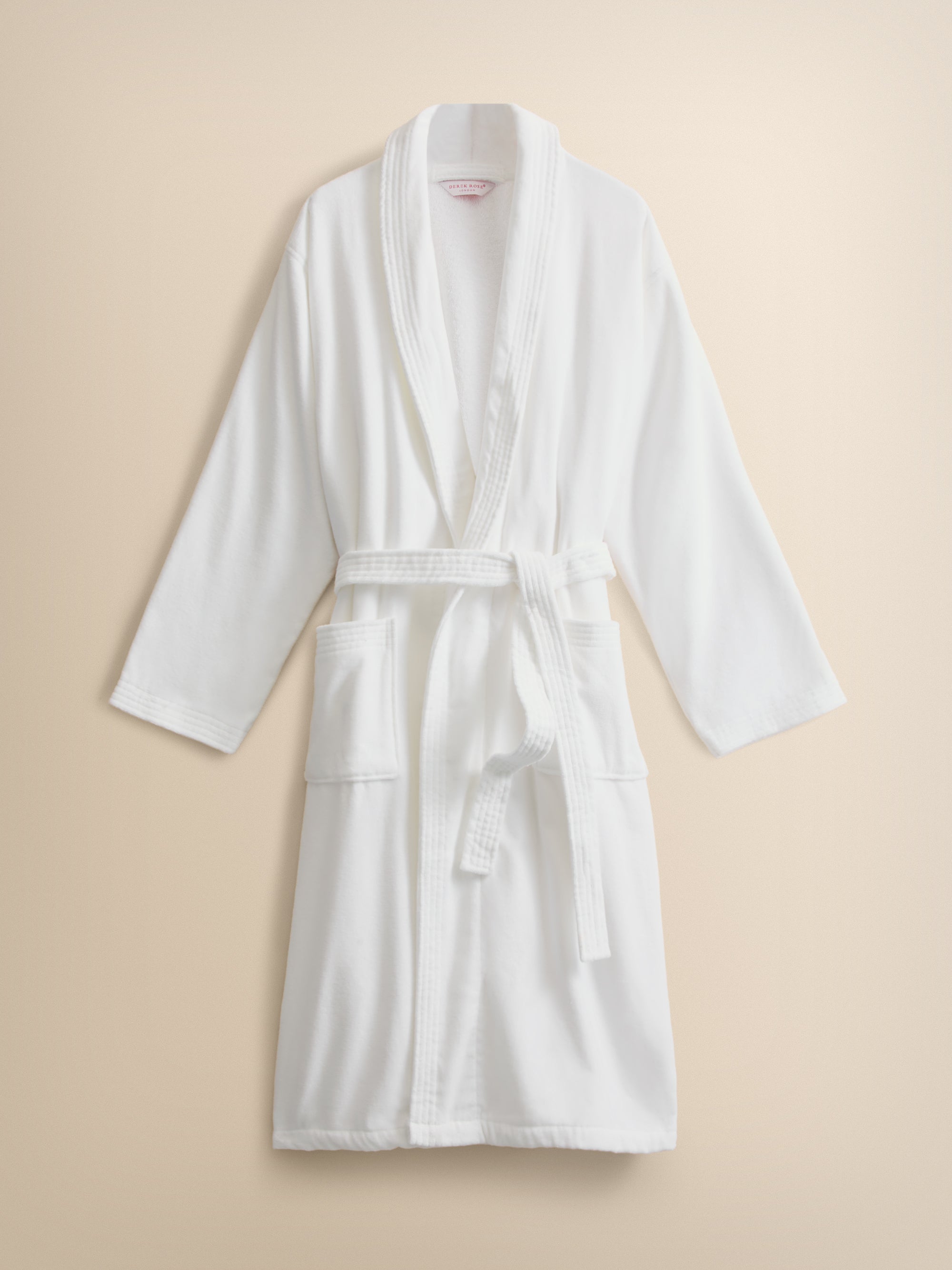 Men's Bathrobe Triton 10 Terry Cotton White 