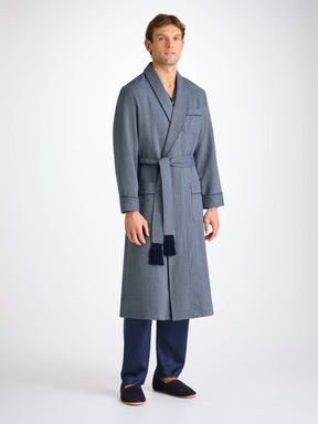 Men's Dressing Gown Lincoln 11 Navy
